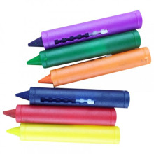 Venta caliente A007 8ct baño Crayon, crayones lavables y no tóxicos para el baño de los niños